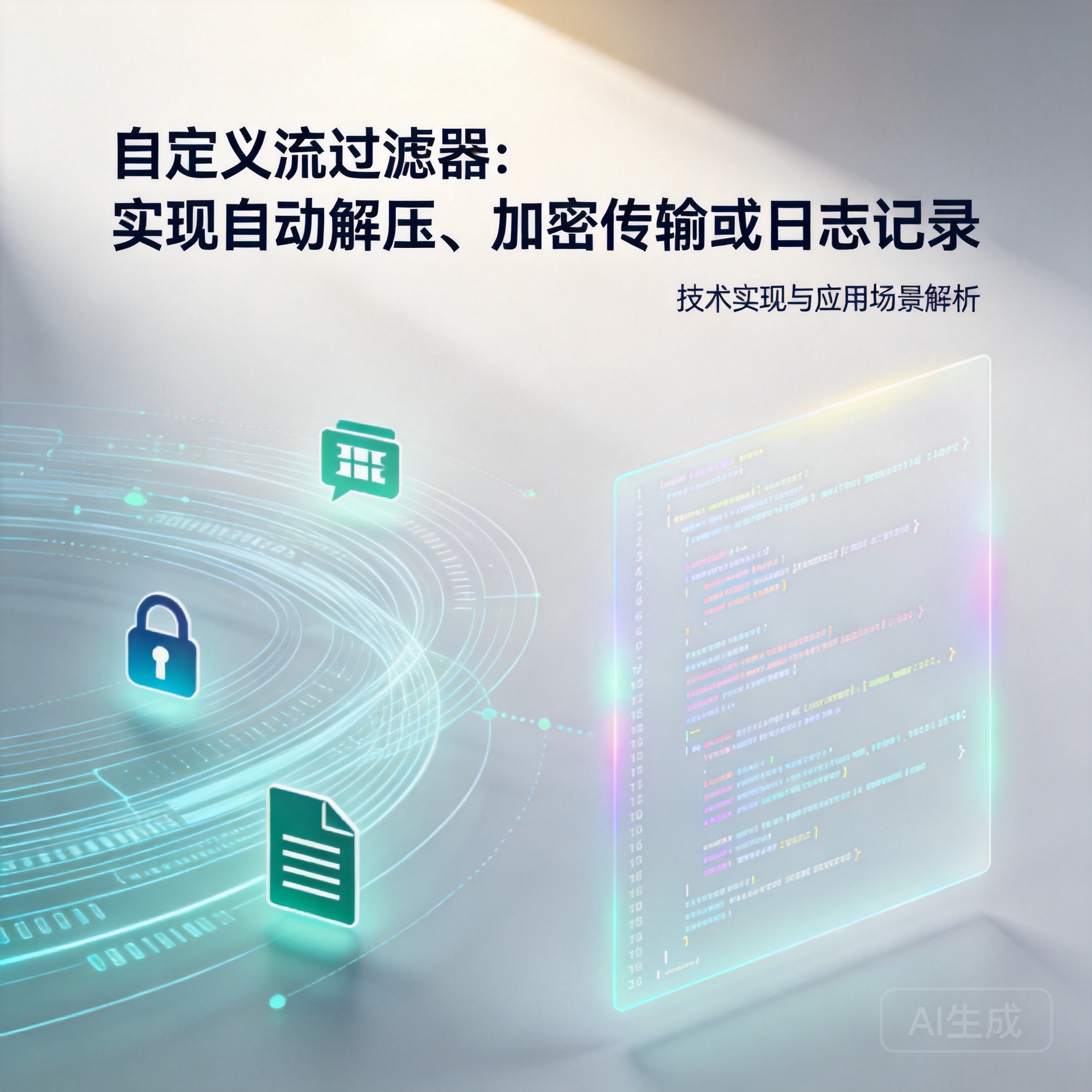 自定义流过滤器：实现自动解压、加密传输或日志记录