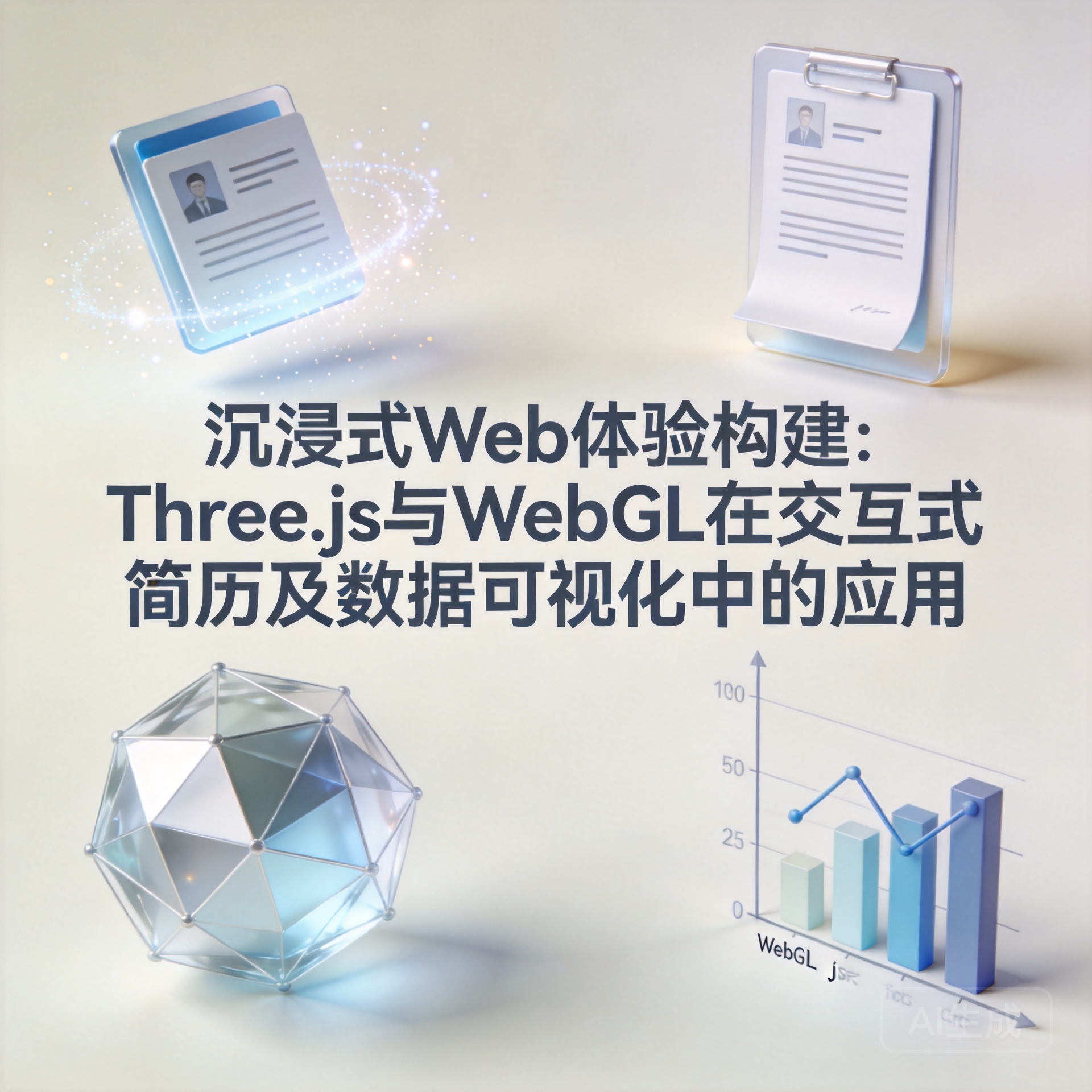 沉浸式 Web 体验构建：Three.js 与 WebGL 在交互式简历及数据可视化中的应用